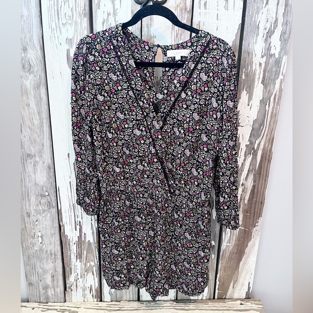 Ann Taylor Loft petite large jumper floral